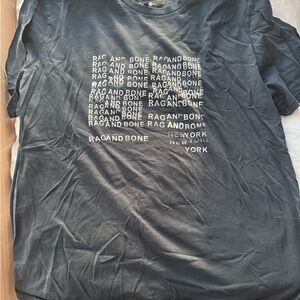 Rag & Bone Men's Blue T-Shirt